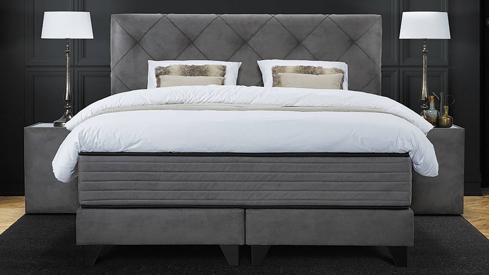 Boxspringset Serta Limited Vlak Magnifique - Royalty HR Matras